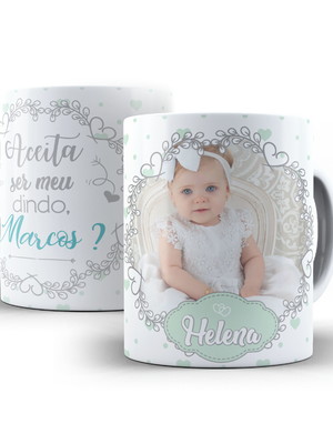 Caneca aceita ser meu dindo