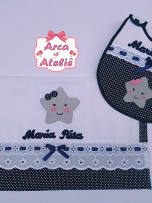 Kit fralda de boca e babador