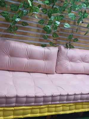 Futon turco duplo de solteiro pronta entrega com 2 encosto