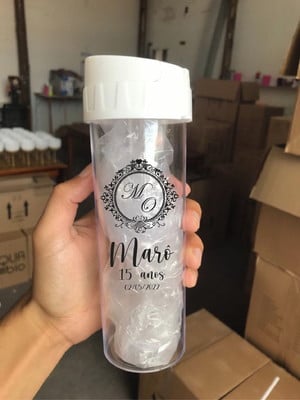 10 garrafa squeeze eco water acqua bio personalizadas