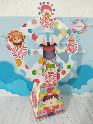 Roda gigante 3d - circo