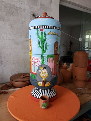 Filtro de barro personalizado- 2velas- 8litros