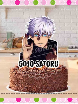 Topo de bolo satoru gojo