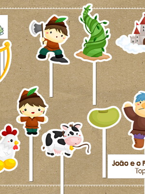 Topper joão e o pé de feijão