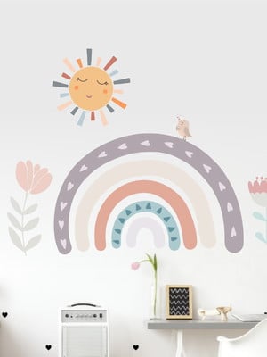 Adesivo arco iris pra quarto infantil