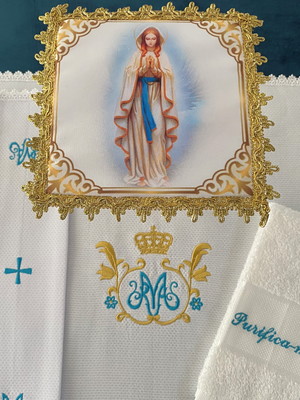 Alfaias nossa senhora de lourdes - litua