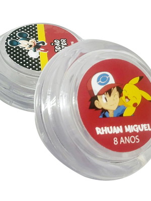 Kit 25 lembrancinha io-io personalizado todos os temas