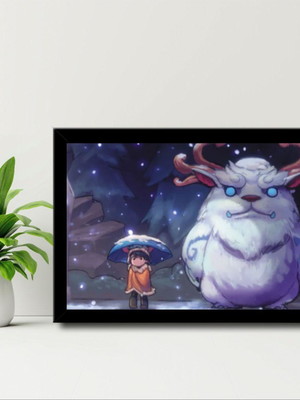 Quadro decorativo nunu e willump league of legends