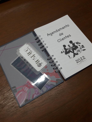 Agenda para agendamento de cliente personalizada 1/2 ano
