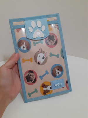 Porta caderneta de vacinas pet personalizado