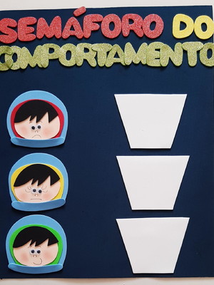 Semáforo do comportamento astronautas