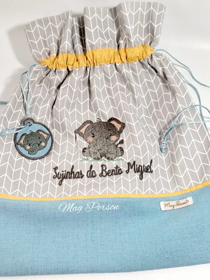 Saco de roupa suja para bebê