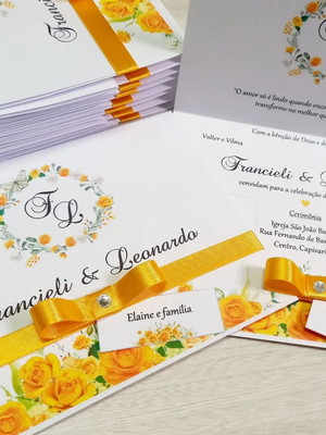 Promoção: convite de casamento#