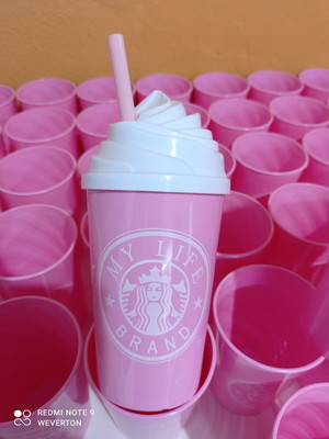 100 copos chantilly 480ml personalizados