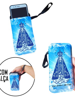 Case para celular nossa senhora aparecida nuvens