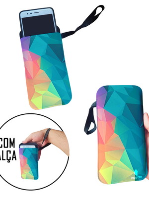 Case para celular colorido quality