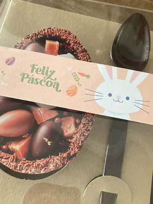 Cinta para caixa de ovo páscoa 10 unidades