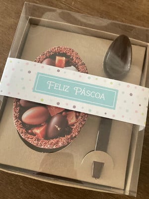 Cinta para caixa de ovo páscoa 10 unidades