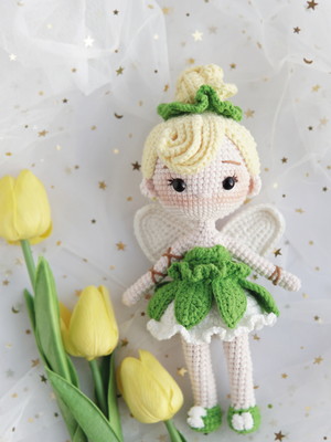 Fada sininho - amigurumi