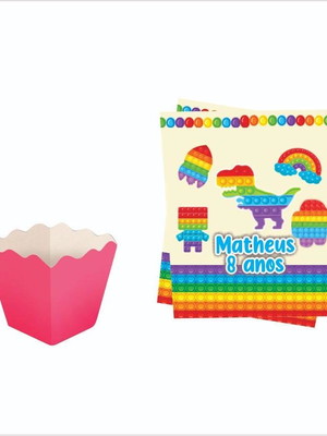 Adesivo cachepot pop it fidget toy
