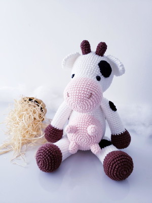 Vaquinha em amigurumi