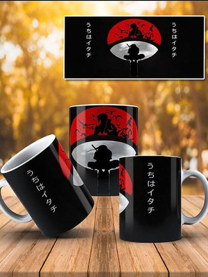 Caneca porcelana itachi uchiha naruto shippuden