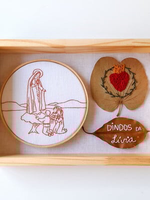 Quadro nossa senhora de fátima