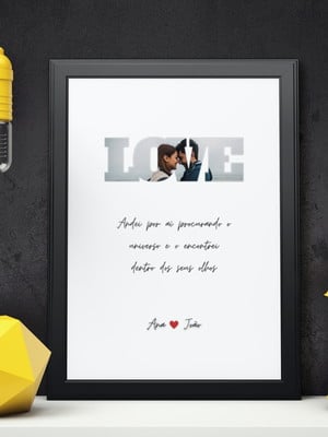 Quadro arte digital love