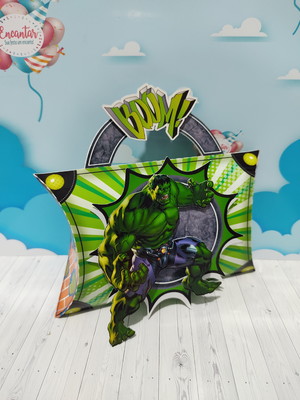 Almofada com alça 3d - hulk