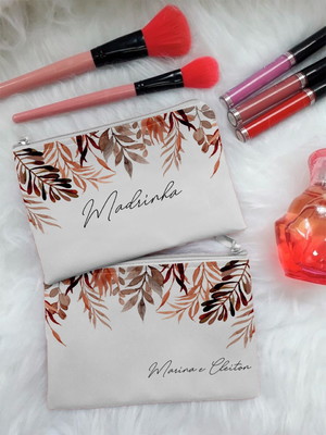 Kit necessaire casamento terracota