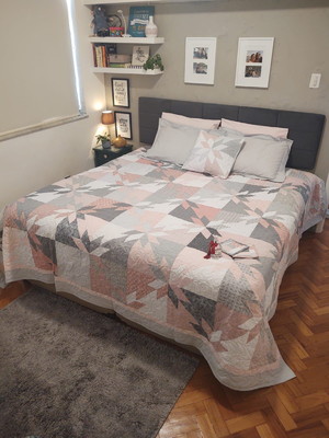 Colcha patchwork brilliance