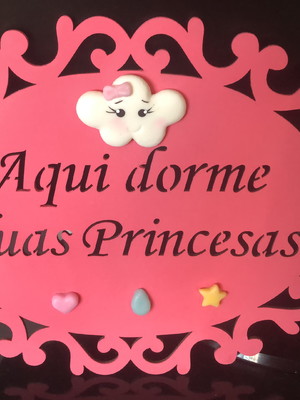 Placa decorativa em mdf