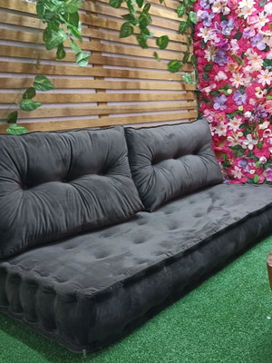 Futon turco duplo de solteiro pronta entrega com 2 encosto