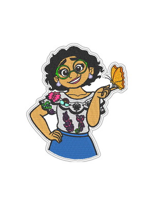 Patch bordado termocolante encanto - mirabel - modelo1