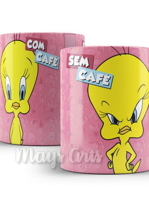 Caneca com café sem café
