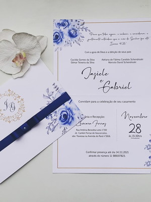 Convite de casamento