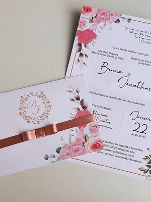 Convite de casamento
