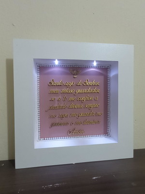 Quadro santo anjo rose