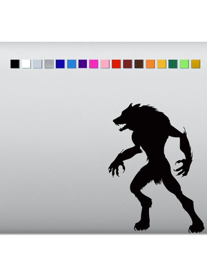 Adesivo de notebook monstro lobisomem