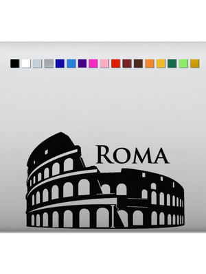 Adesivo de notebook coliseu roma
