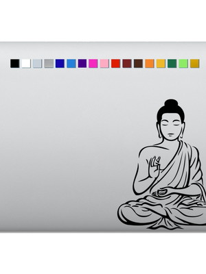 Adesivo de notebook meditação buda