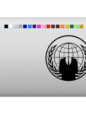 Adesivo de notebook grupo hacker anônimos