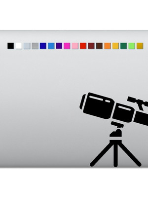 Adesivo de notebook telescópio observatório