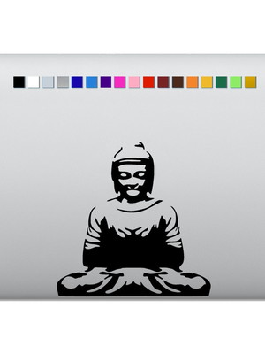 Adesivo de notebook buddha meditando