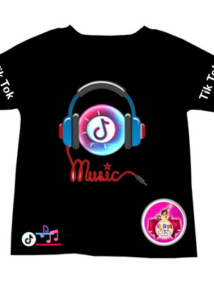 Camiseta tic toc - adulto e infantil