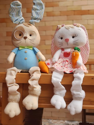 Casal de coelhos