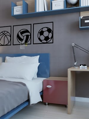 Quadro esportes em mdf vazado