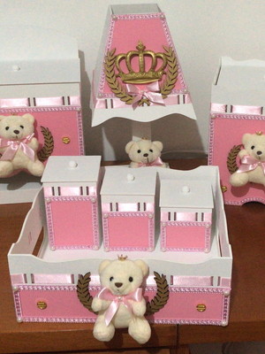 Kit higiene urso ursa príncipe princesa