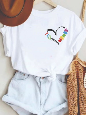 Blusa infantil ou adulto autismo 3