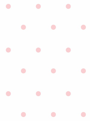Papel adesivo vinil branco com bolinhas rosa quarto 3mts